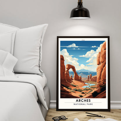 Arches National park impression | US National parks impression | National parks poster