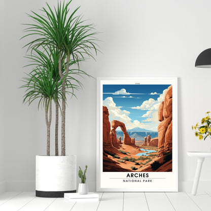 Arches National park impression | US National parks impression | National parks poster