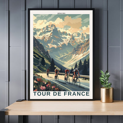 Affiche Tour de France | Affiche digitale Tour de France