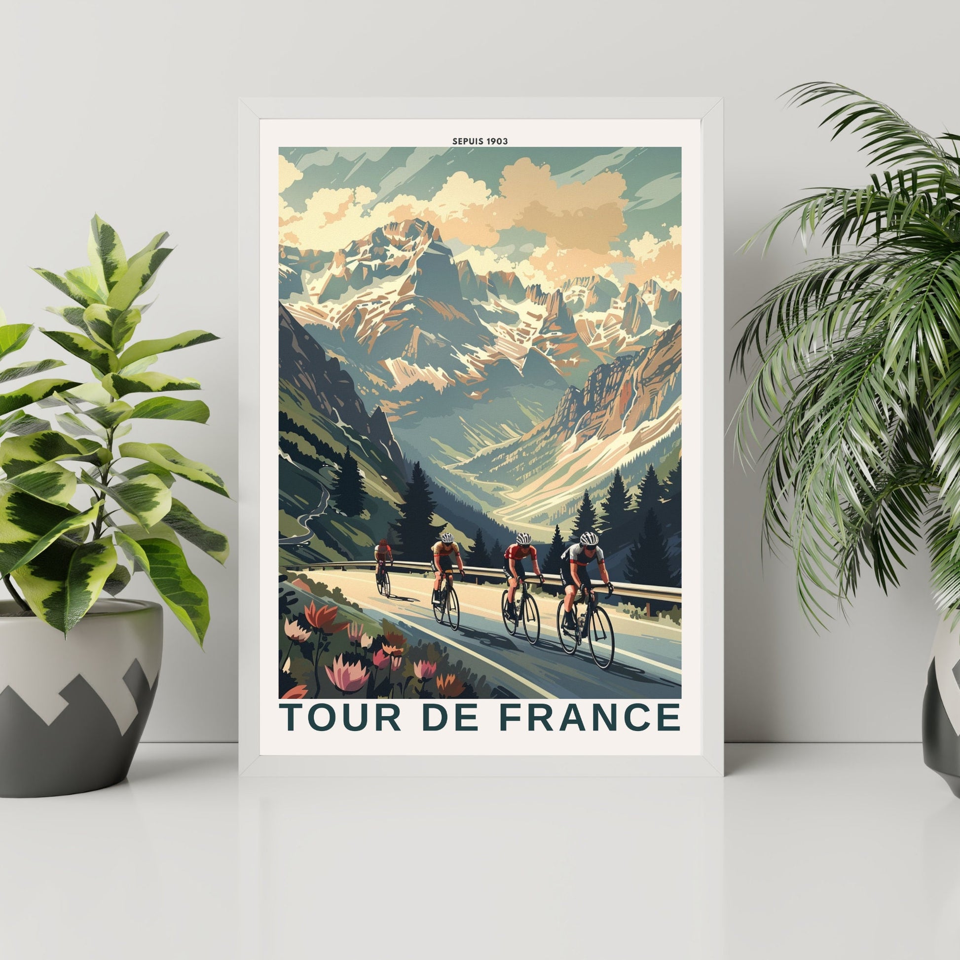 Affiche Tour de France | Affiche digitale Tour de France