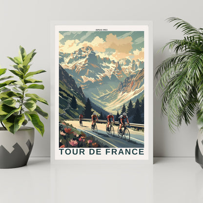 Affiche Tour de France | Affiche digitale Tour de France