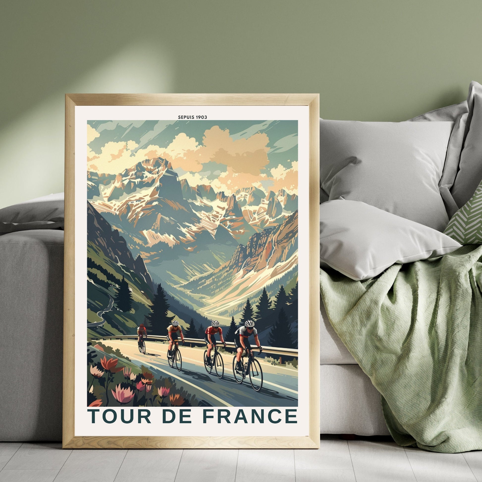 Affiche Tour de France | Affiche digitale Tour de France