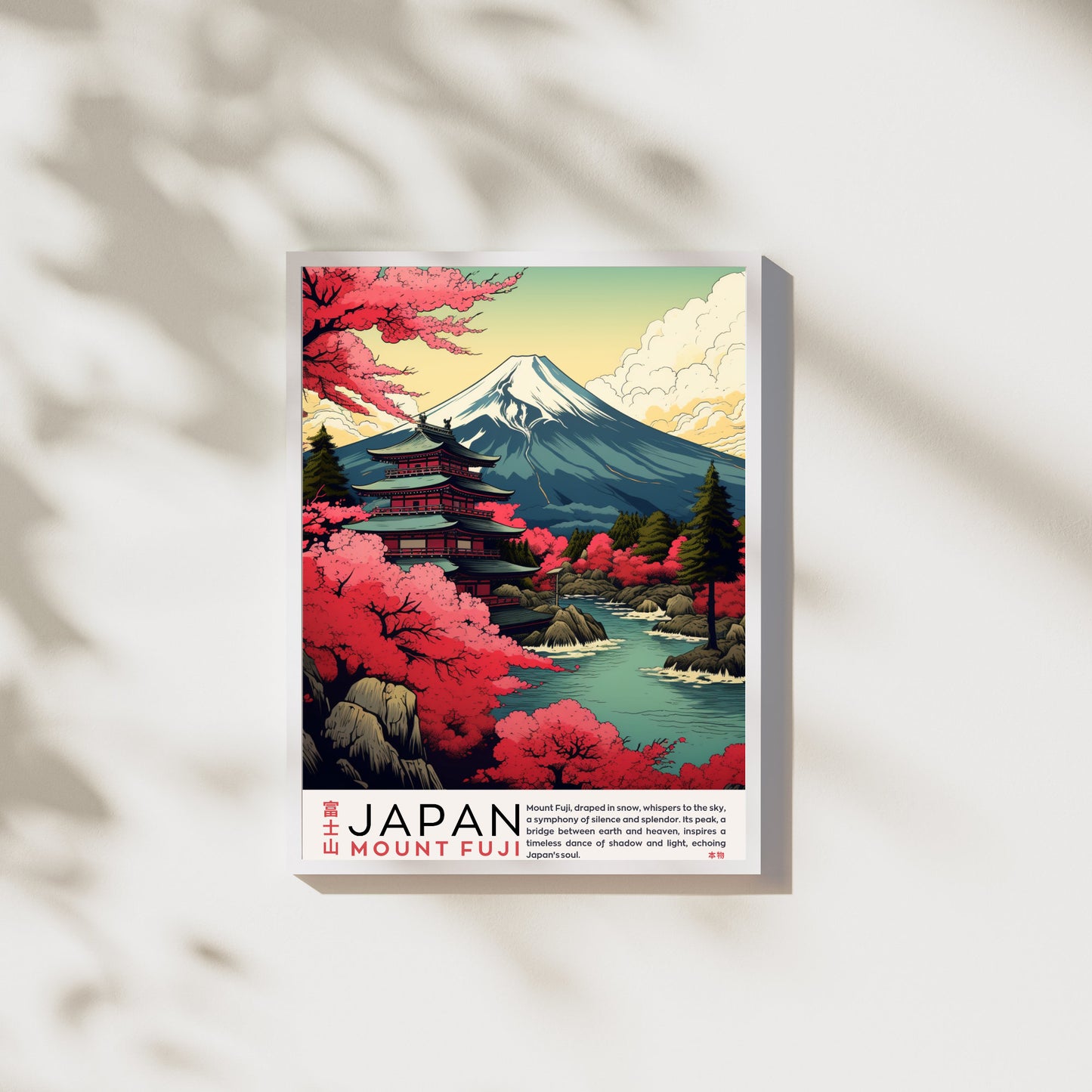 Affiche Mont Fuji | Affiche Japon | impression Japon | Impression Mont Fuji, Japon