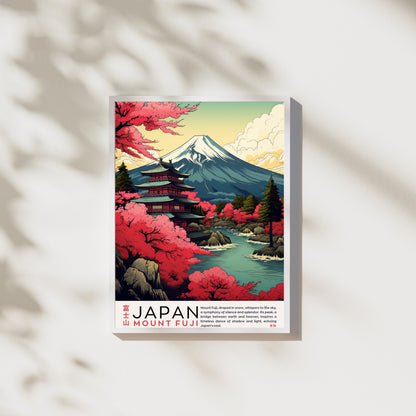 Affiche Mont Fuji | Affiche Japon | impression Japon | Impression Mont Fuji, Japon