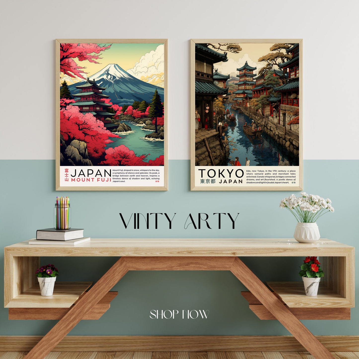Affiche Mont Fuji | Affiche Japon | impression Japon | Impression Mont Fuji, Japon