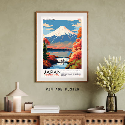 Affiche Mont Fuji | Affiche Japon | impression Japon | Impression Mont Fuji, Japon