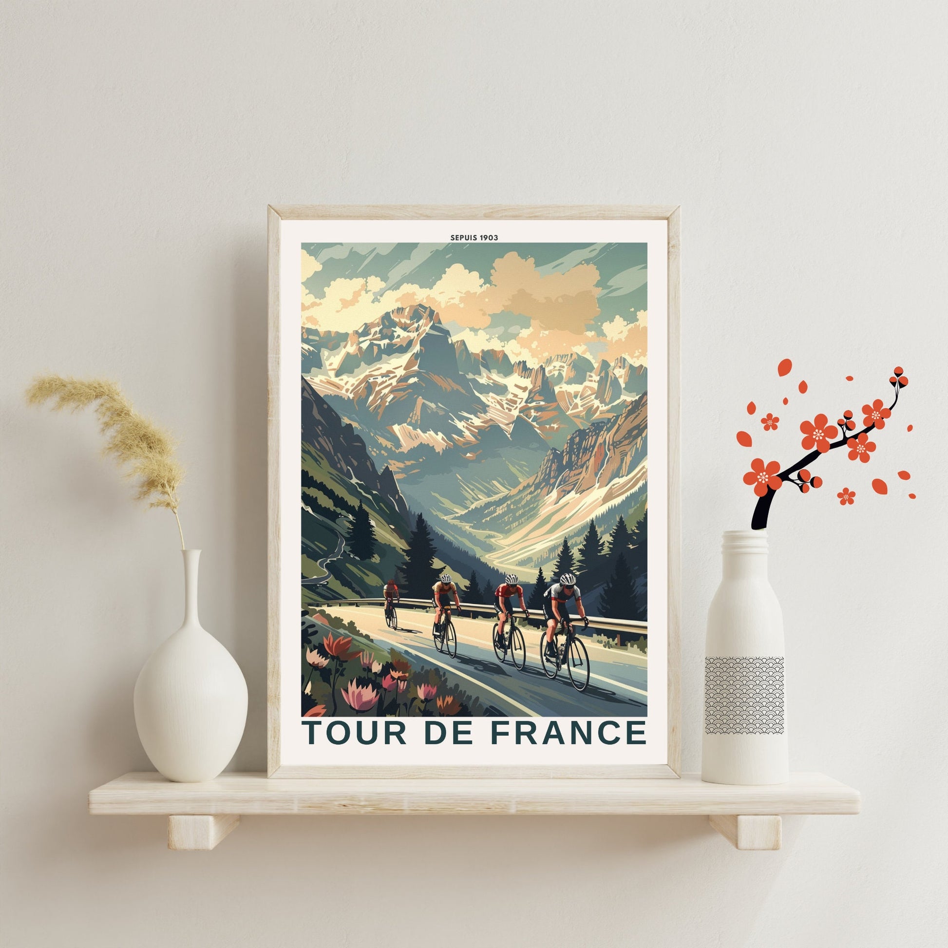 Affiche Tour de France | Affiche digitale Tour de France