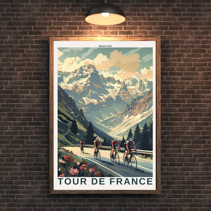 Affiche Tour de France | Affiche digitale Tour de France