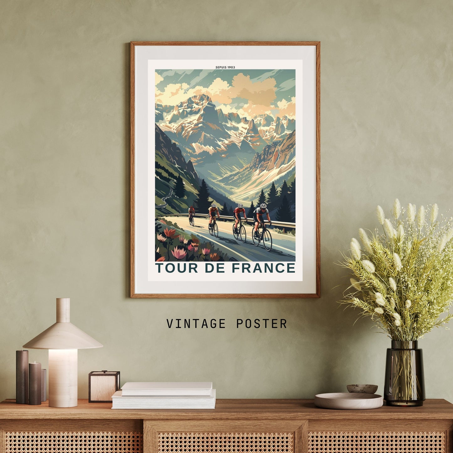 Affiche Tour de France | Affiche digitale Tour de France