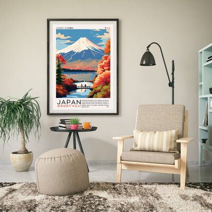 Affiche Mont Fuji | Affiche Japon | impression Japon | Impression Mont Fuji, Japon