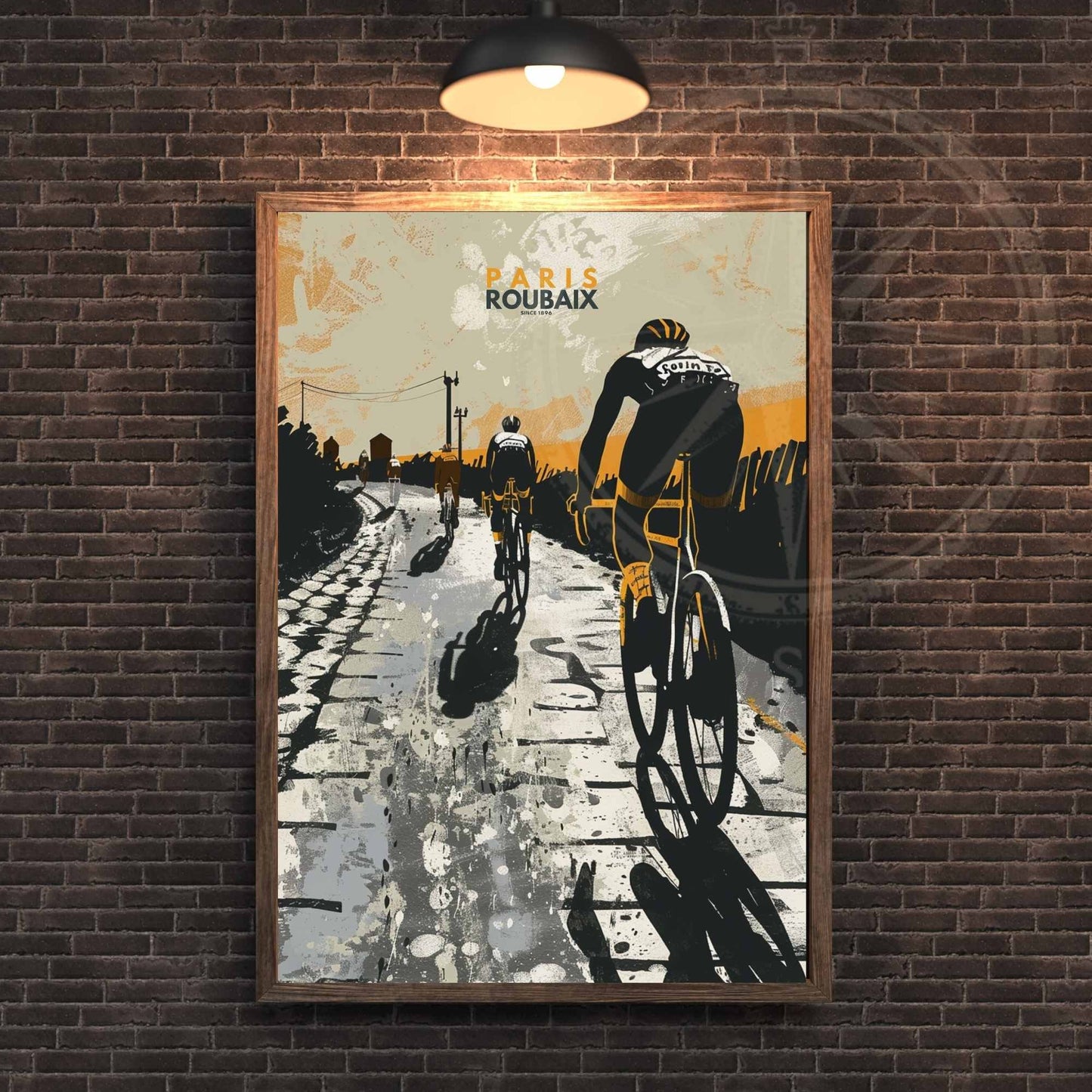 Impression Paris- Roubaix | Affiche cyclisme Paris- Roubaix