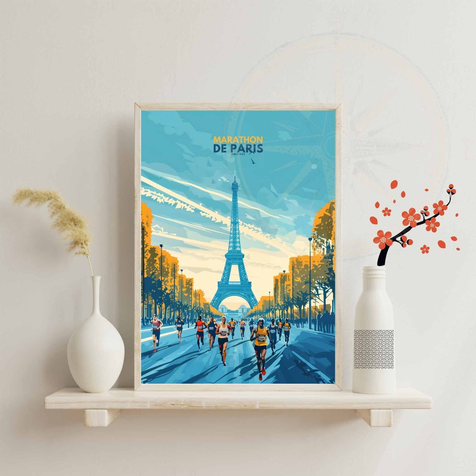 Impression Marathon de Paris | Affiche Marathon de Paris