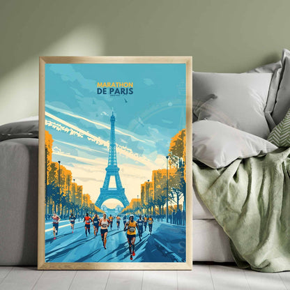 Impression Marathon de Paris | Affiche Marathon de Paris