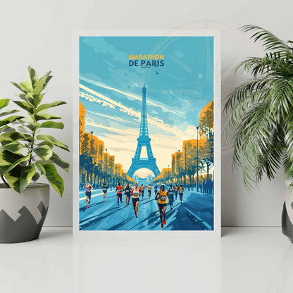 Impression Marathon de Paris | Affiche Marathon de Paris