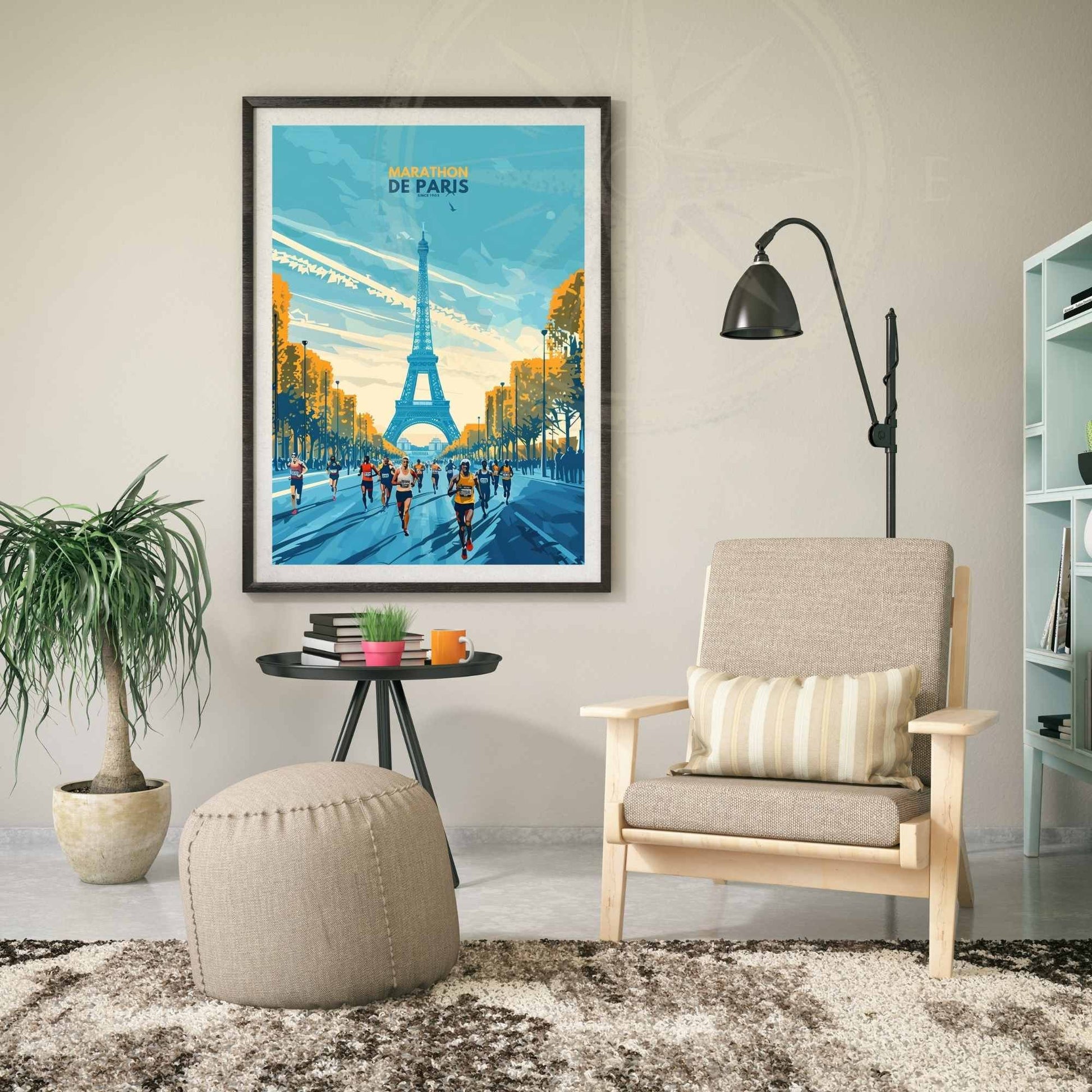 Impression Marathon de Paris | Affiche Marathon de Paris