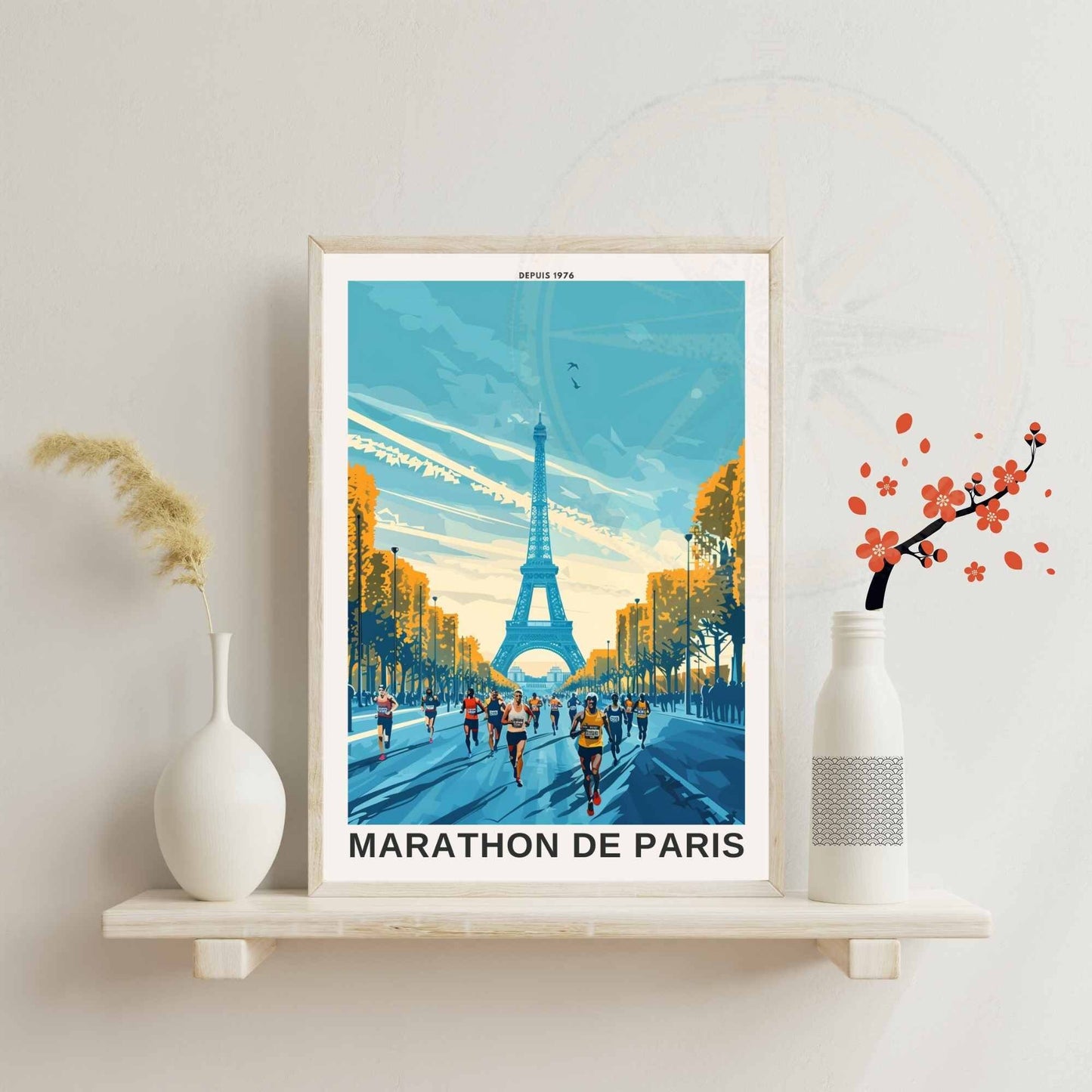 Impression Marathon de Paris | Affiche Marathon de Paris