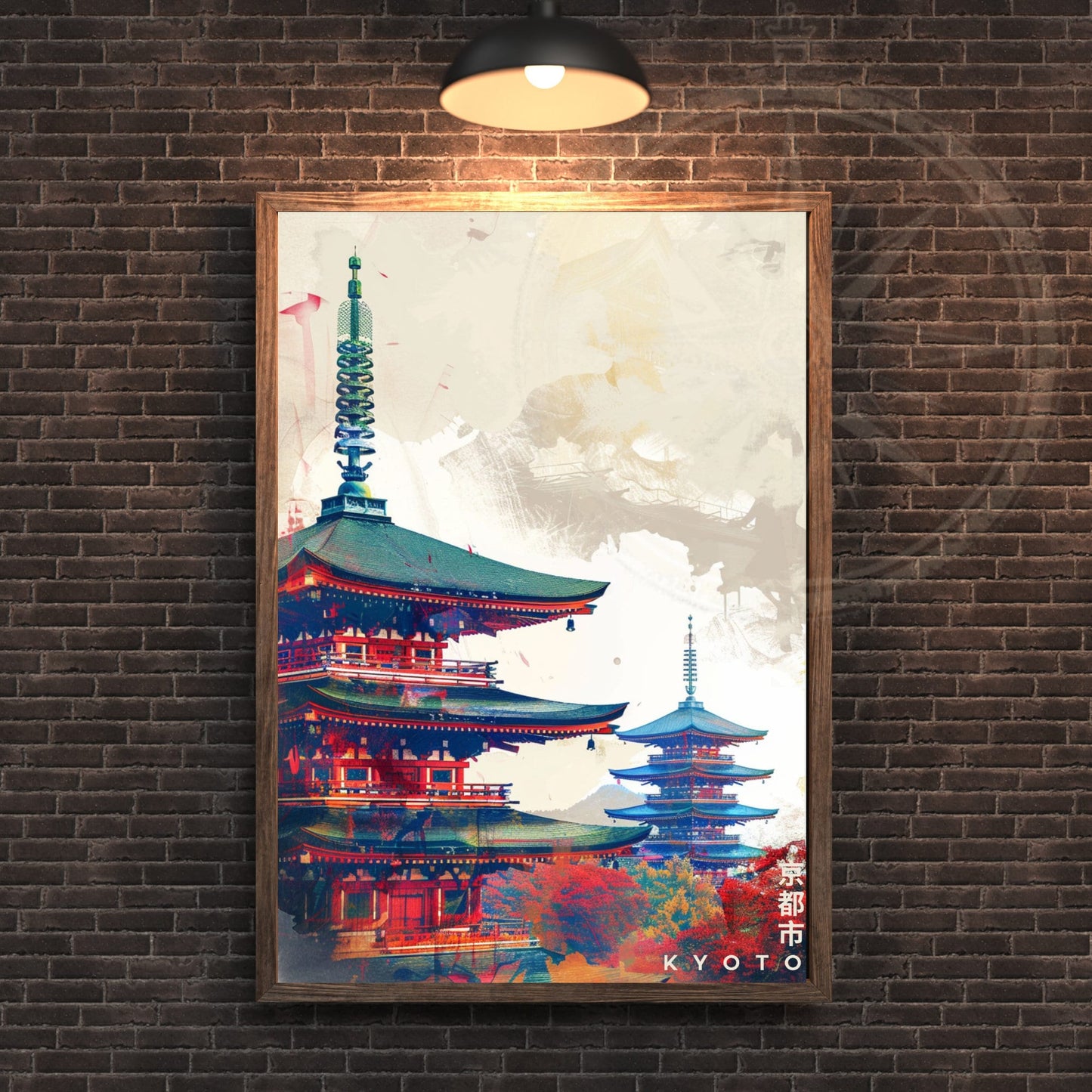 Impression Kyoto | Affiche de Voyage Kyoto | Affiche Japon