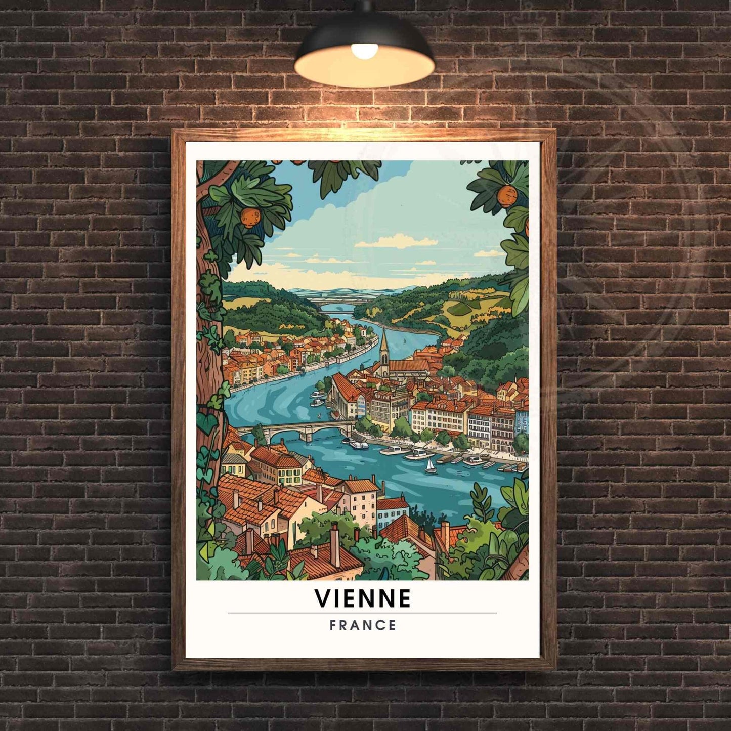 Affiche Vienne - impression de voyage Vienne, France