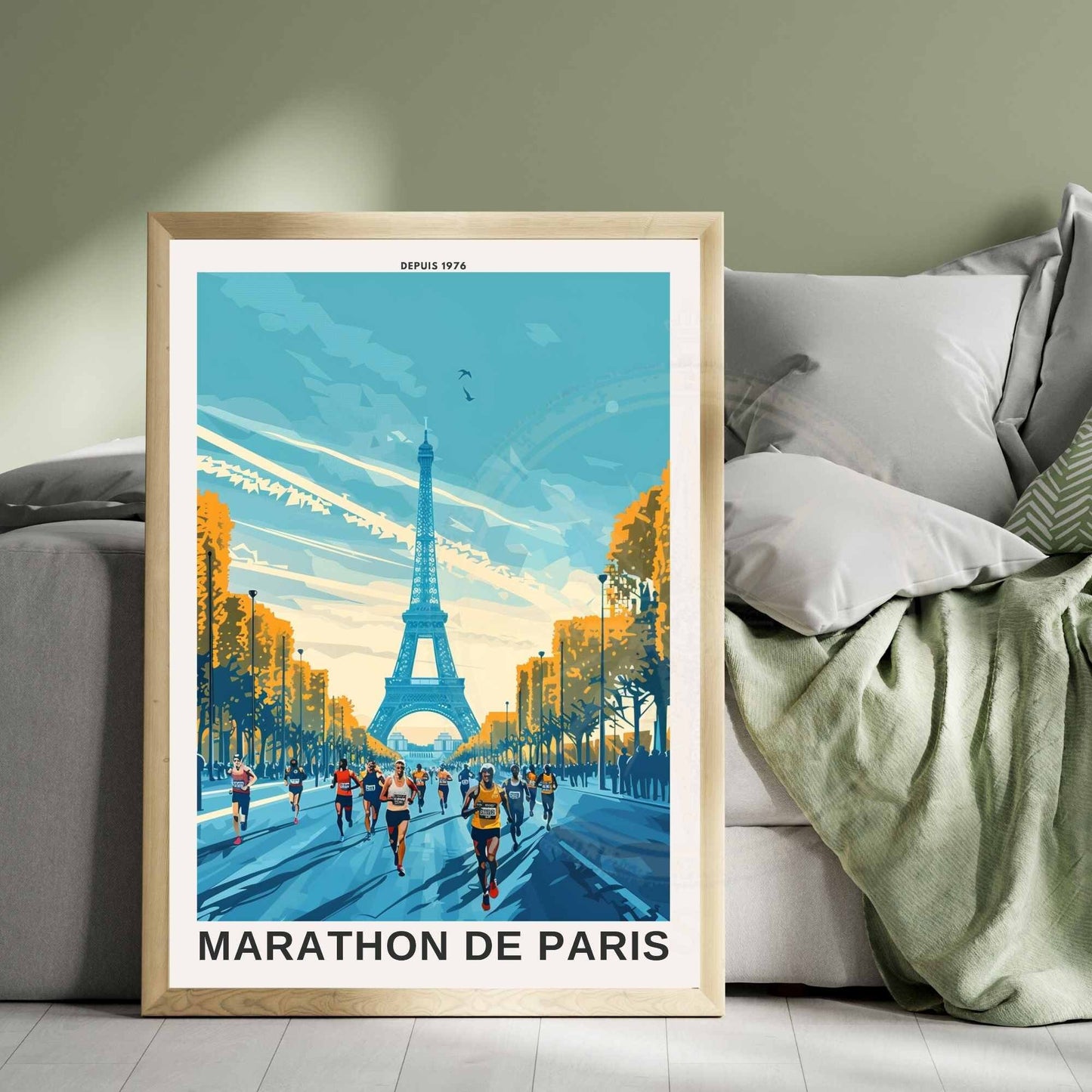 Impression Marathon de Paris | Affiche Marathon de Paris