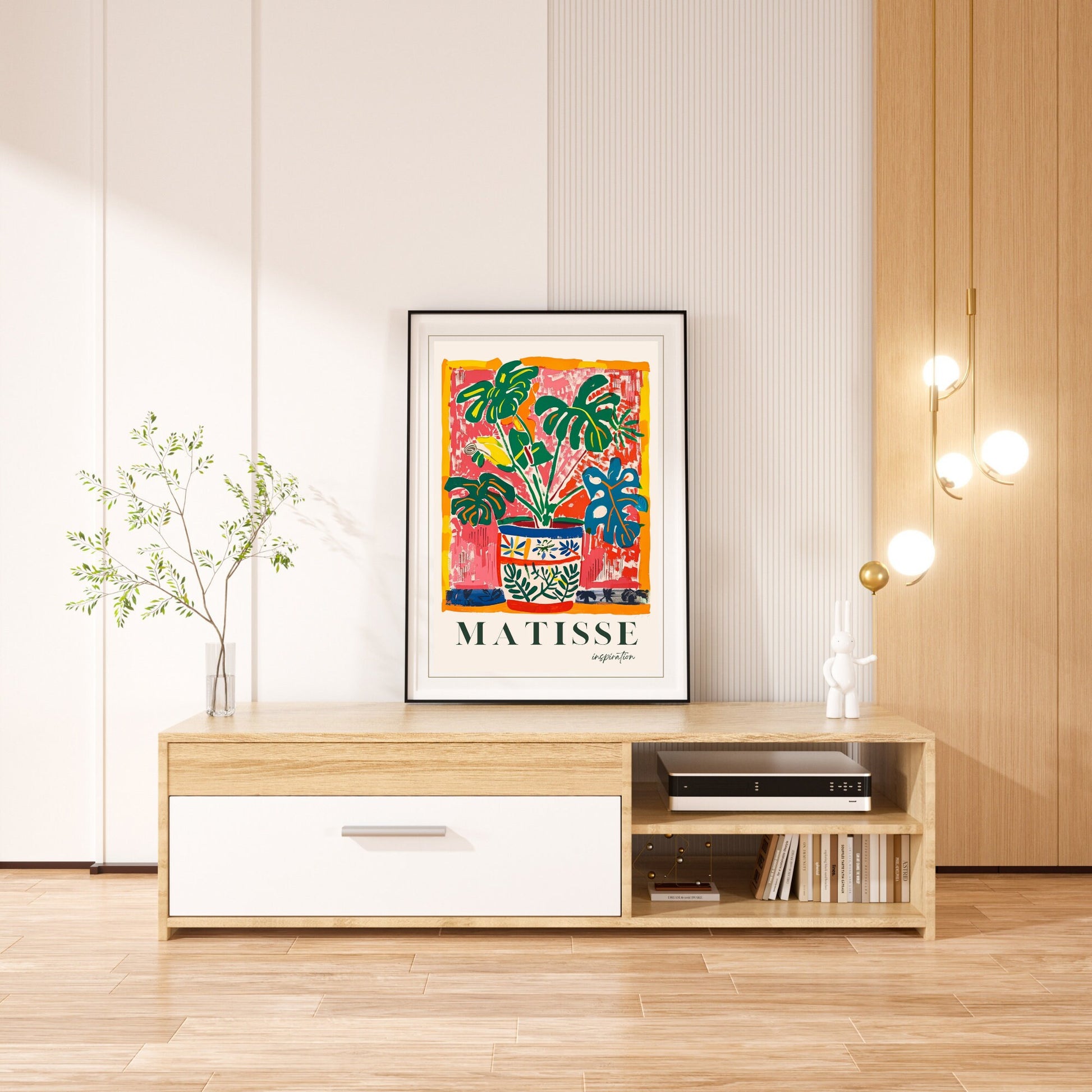 Impression plante Monstera | Affiche Henri Matisse | Inspiration Henri Matisse - Affiche Monstera