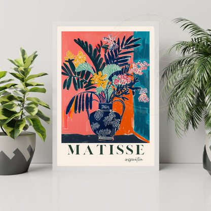 Impression Matisse | Affiche Henri Matisse | Inspiration Henri Matisse - Vase et plante