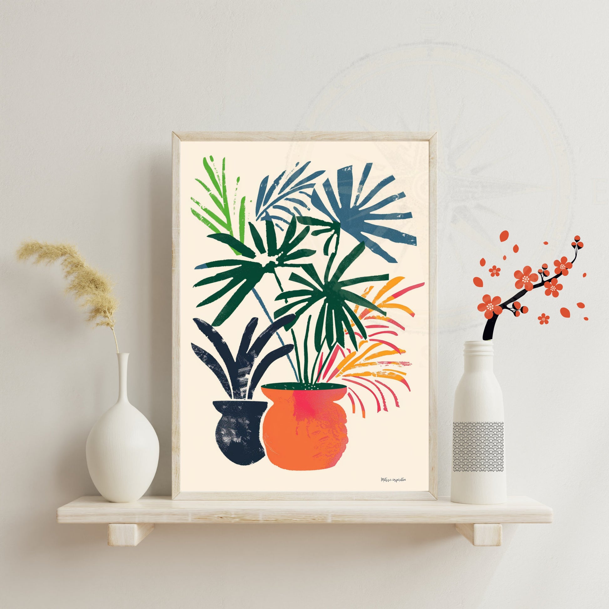 Impression Matisse | Affiche Henri Matisse | Inspiration Henri Matisse - Vases et plantes