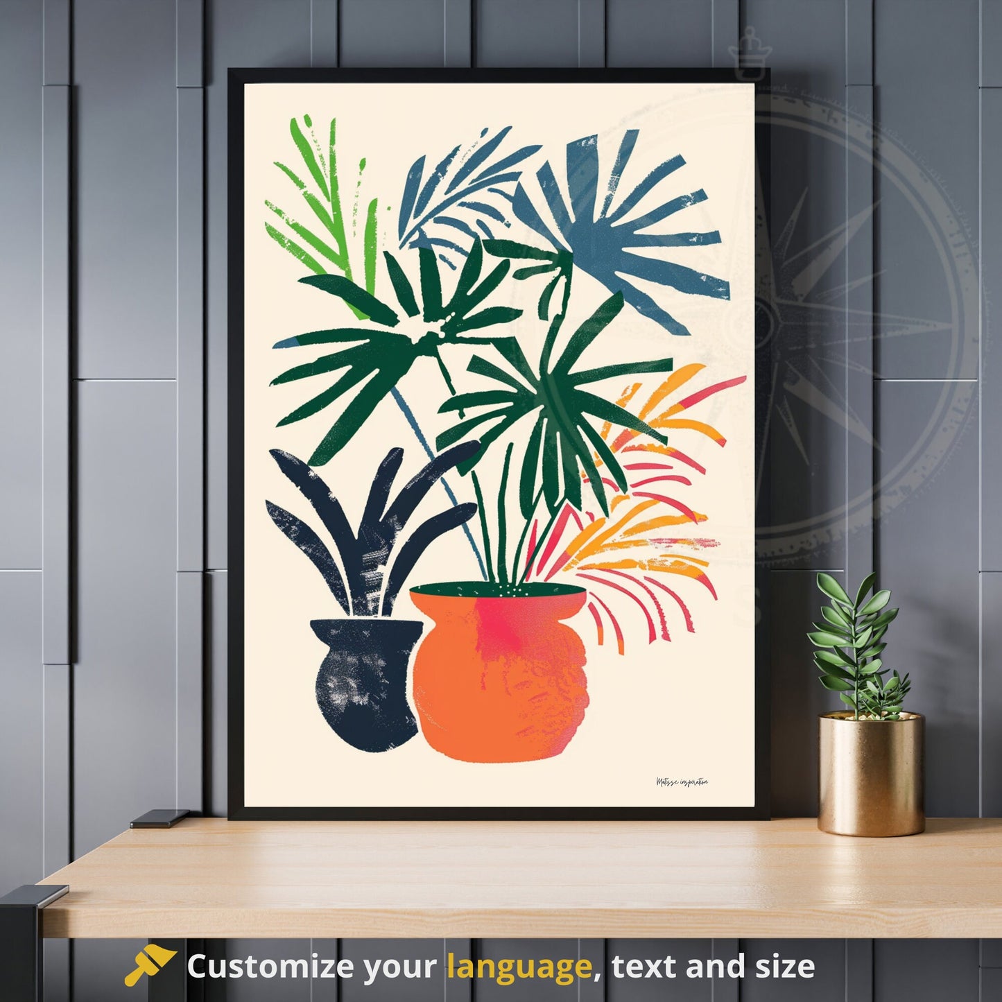 Impression Matisse | Affiche Henri Matisse | Inspiration Henri Matisse - Vases et plantes