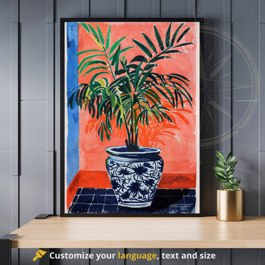 Impression Matisse | Affiche Henri Matisse | Inspiration Henri Matisse - Vase et plante