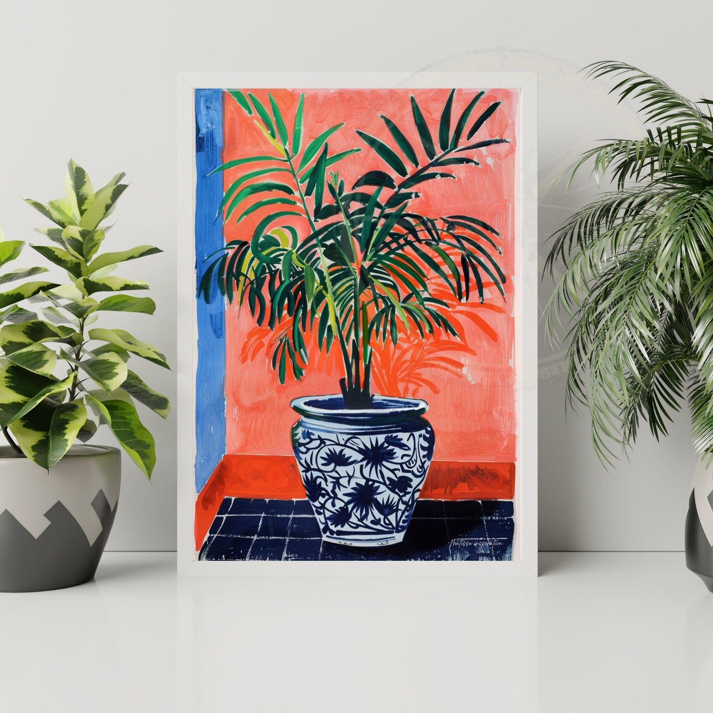 Impression Matisse | Affiche Henri Matisse | Inspiration Henri Matisse - Vase et plante