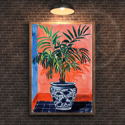 Impression Matisse | Affiche Henri Matisse | Inspiration Henri Matisse - Vase et plante