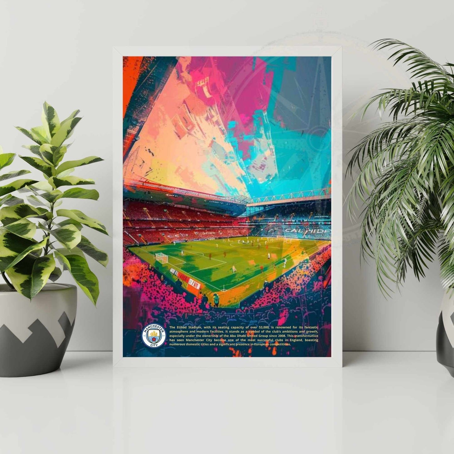 Affiche Etihad Stadium | impression de voyage Manchester