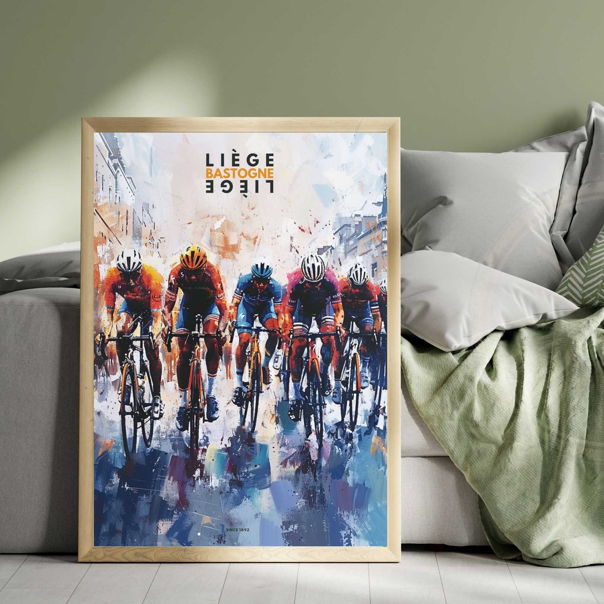 Impression Liège–Bastogne–Liège | Affiche cyclisme Liège–Bastogne–Liège - Sprint