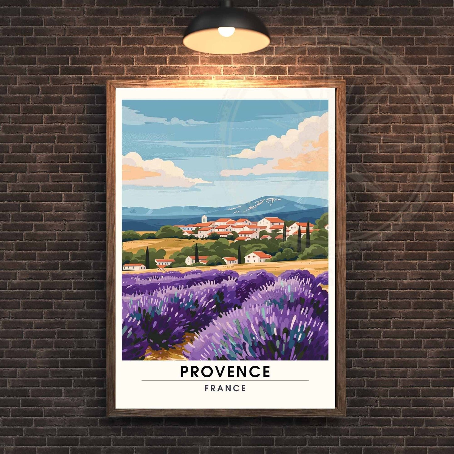 Impression de voyage Provence - Affiche Provence, France