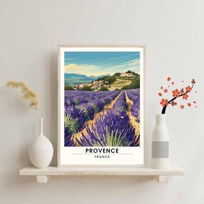 Impression de voyage Provence - Affiche Provence, France