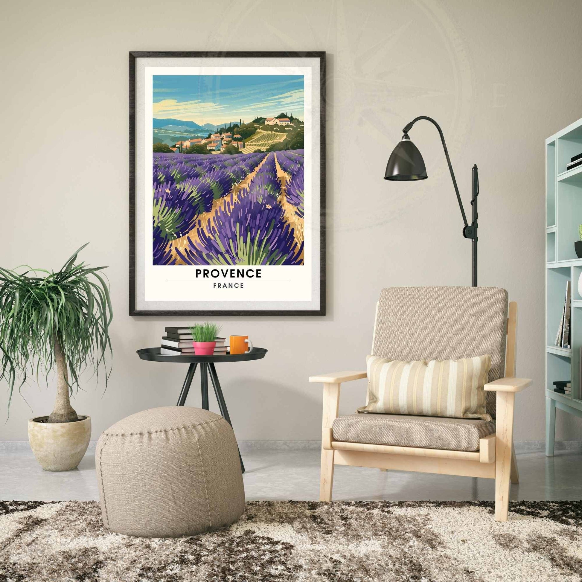 Impression de voyage Provence - Affiche Provence, France