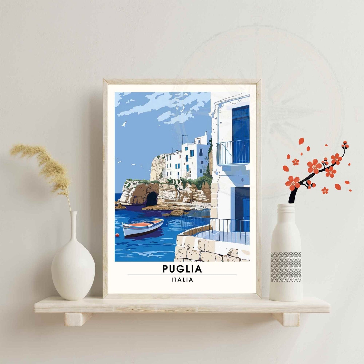 Impression Puglia - Affiche de voyage Puglia, Italie