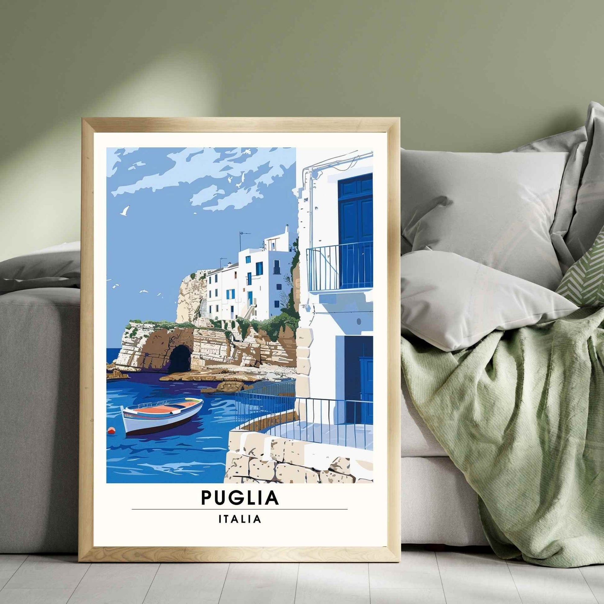 Impression Puglia - Affiche de voyage Puglia, Italie