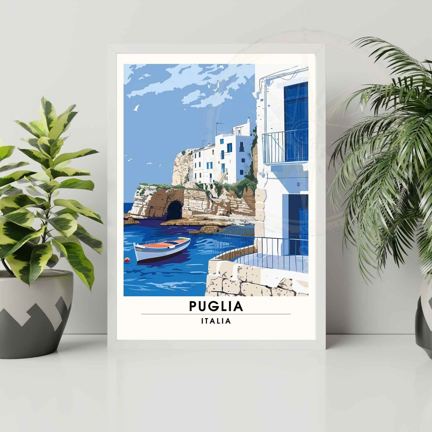 Impression Puglia - Affiche de voyage Puglia, Italie