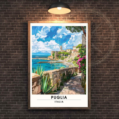 Impression Puglia - Affiche Puglia, Italie - Pouilles