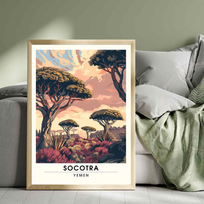 Impression Socotra - Affiche Socotra - Dragonnier de Socotra