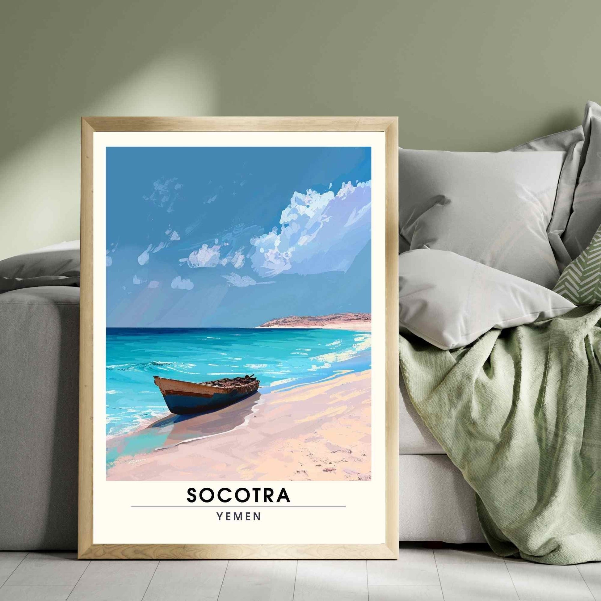 Impression Socotra - Affiche Socotra - Vue sur la plage