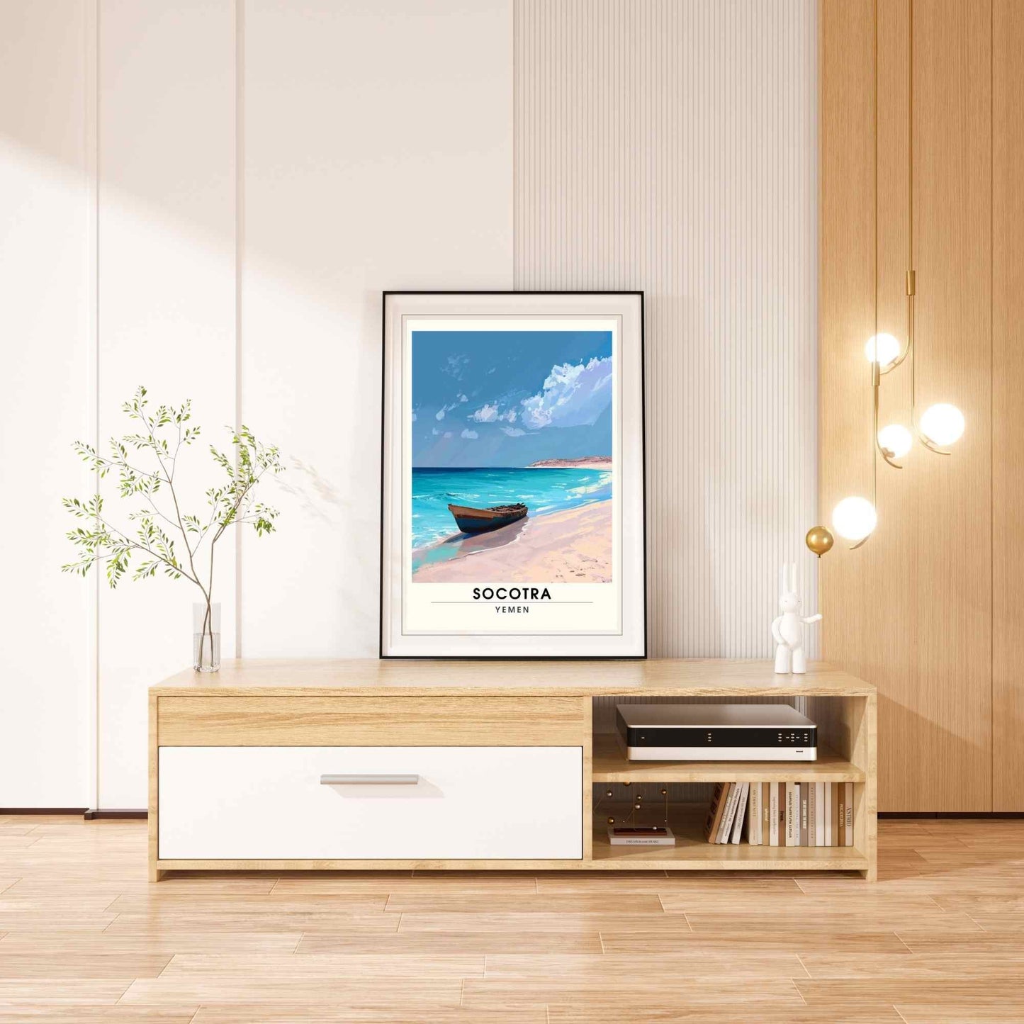 Impression Socotra - Affiche Socotra - Vue sur la plage