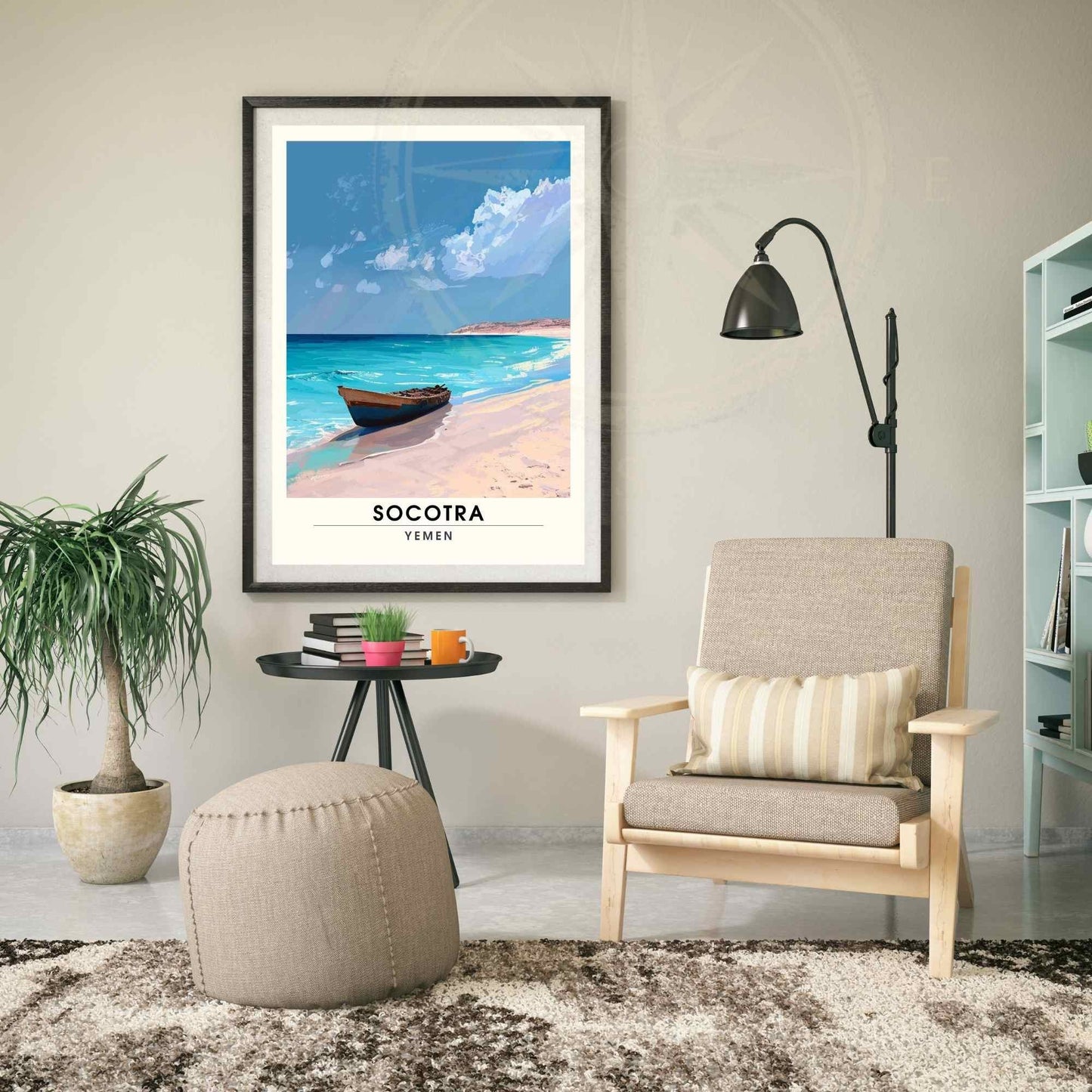 Impression Socotra - Affiche Socotra - Vue sur la plage