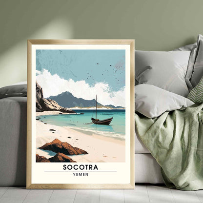 Impression Socotra - Affiche Socotra - Vue sur la plage