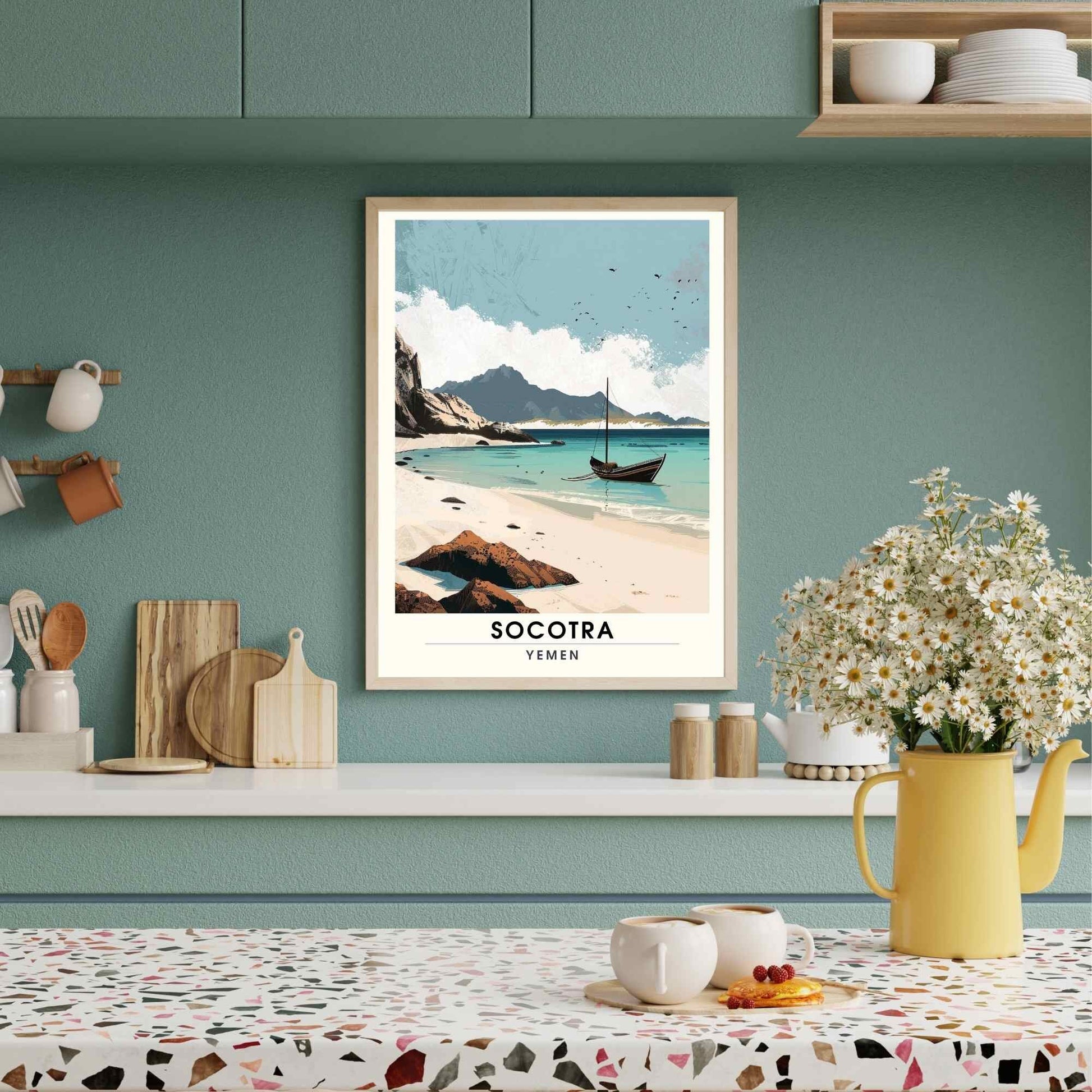 Impression Socotra - Affiche Socotra - Vue sur la plage