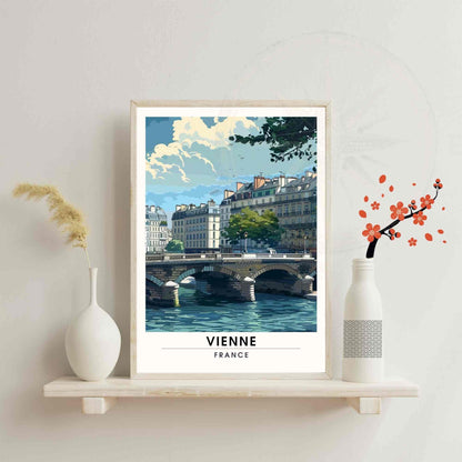 Affiche Vienne - impression de voyage Vienne, France - Affiche Isère