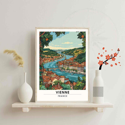 Affiche Vienne - impression de voyage Vienne, France