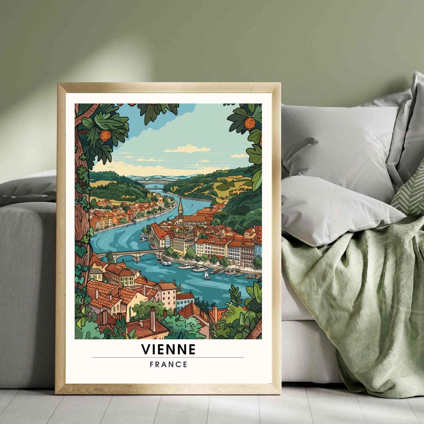 Affiche Vienne - impression de voyage Vienne, France