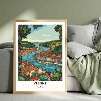 Affiche Vienne - impression de voyage Vienne, France