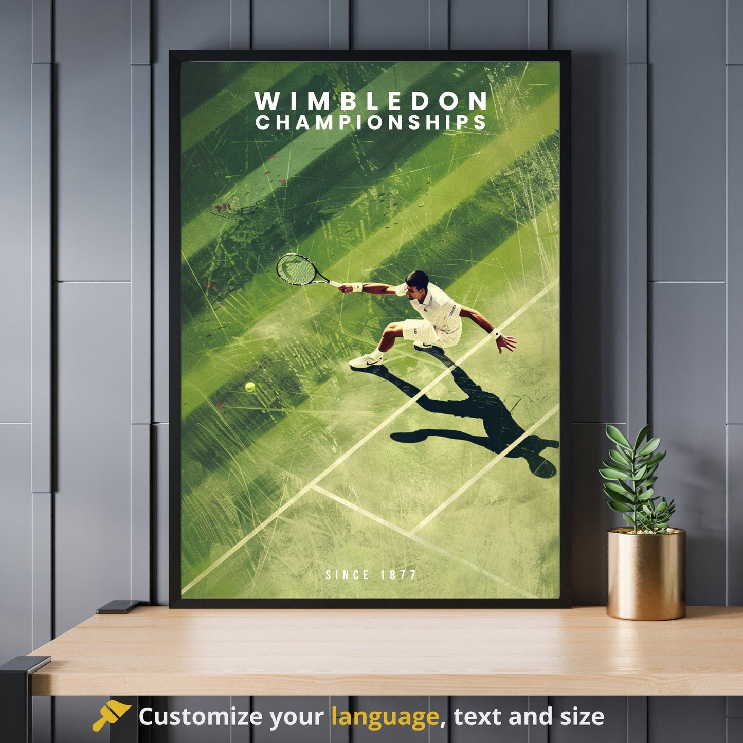 Impression Wimbledon | Affiche Tournoi de Wimbledon | Affiche Tennis